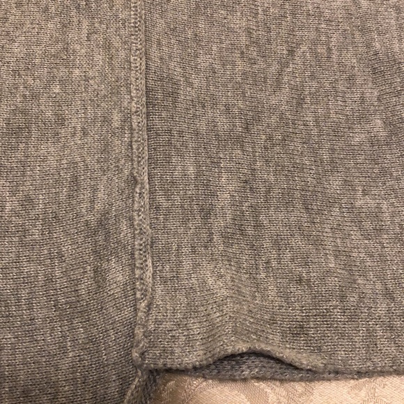 TRIBAL XL ASYMMETRICAL SOFT GREY LONG SLEEVE SWEATER COTTON/RAYON BLEND - #356 - Picture 10 of 10